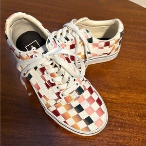 Vans Women's Multicolor Checkered Sneakers